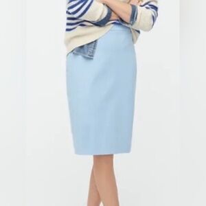 J. Crew Baby Blue No. 2 Pencil Skirt w/ Pockets